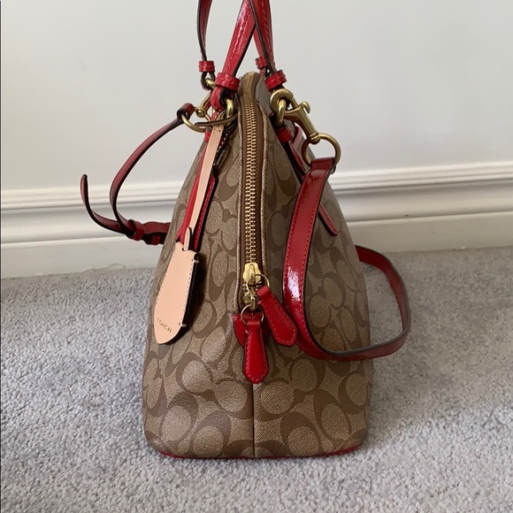 Pink monogram Coach bag - Picture 3 of 8